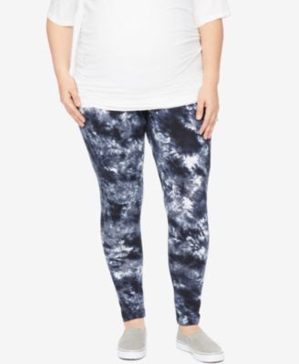 Motherhood Maternity - Plus Size Tie-Dye Leggings