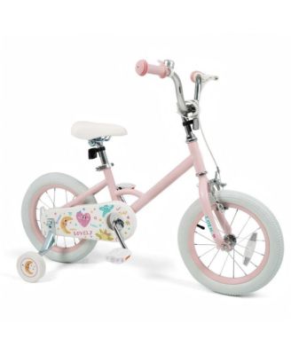 Kids Adjustable Training Bike with Dual Brake and Safety Features