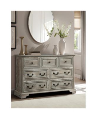 Farmhouse Dresser 7 Drawers for Rustic Storage