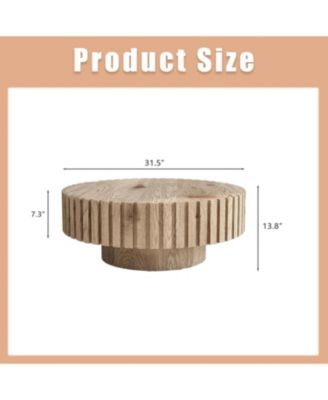 Modern Minimalist Circular Coffee Table