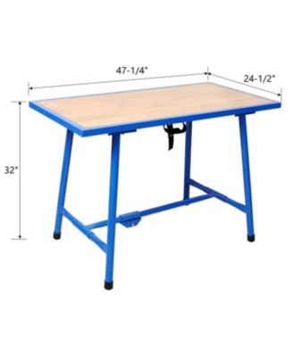  Foldable Work Bench 660Lbs - Workshop, Garage - Blue
