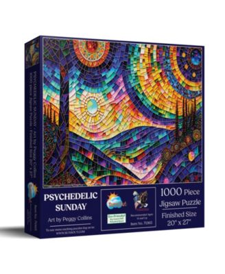 Psychedelic Sunday 1000 piece Jigsaw Puzzle for Adults