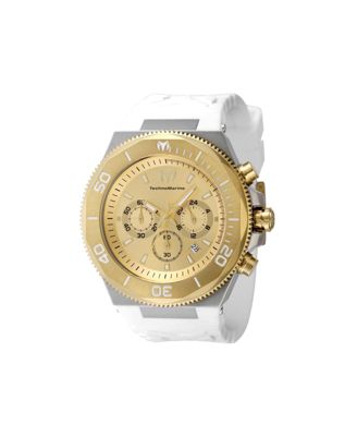 Men's TM-224017 Manta Quartz Chronograph Black Dial Watch