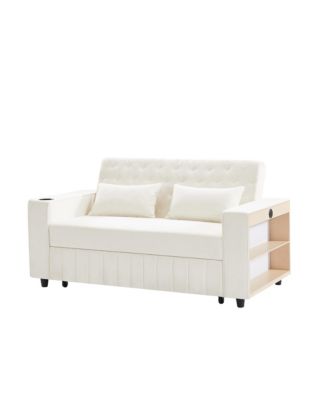 61.4" Pull-Out Sofa Bed Convertible Couch