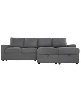 + 103.9" + Fabric (assuming material is fabric) + Storage Chaise & USB + Sectional Sofa