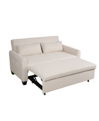 61" Fabric Sofa Bed - Storage, Adjustable, Indoor/Outdoor