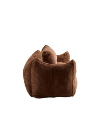 Giant Bean Bag Couch, Ultra Soft Fluffy Loveseat Sofa