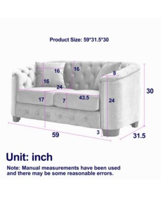 3-seater + 2-seater Combination sofa.Velvet