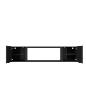 67" Wall-Mounted TV Stand with Storage
