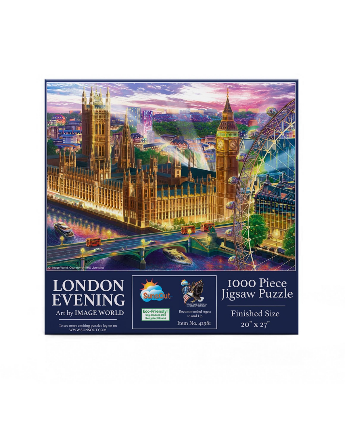 SunsOut London Evening 1000 piece Jigsaw Puzzle for Adults