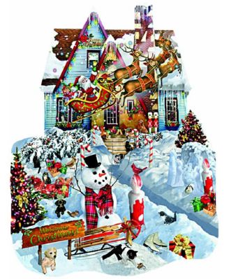 Christmas at Our House 1000 piece Jigsaw Puzzle for Adults Special Shape Christmas