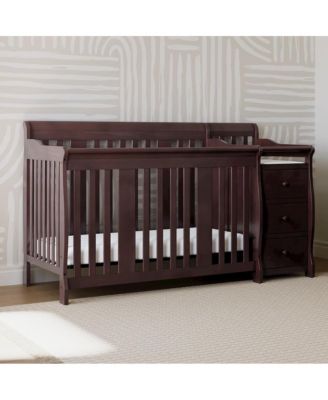 Portofino 4-in-1 Convertible Crib and Changer - Espresso