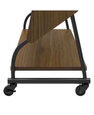 Streamdale Mobile TV Stand with Mount & Projector Screen for 32-50" TVs