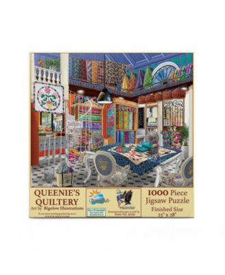 Queenie's Quiltery 1000 piece Jigsaw Puzzle for Adults
