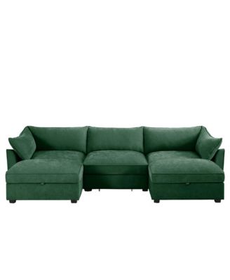U Shape 3 Seater Sofa with Ottomans