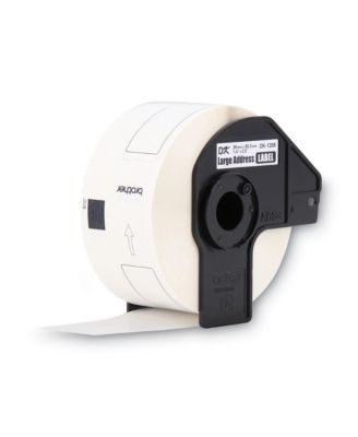 DK1208 1.4 in. x 3.5 in. Die-Cut Address Labels - White (1-Roll