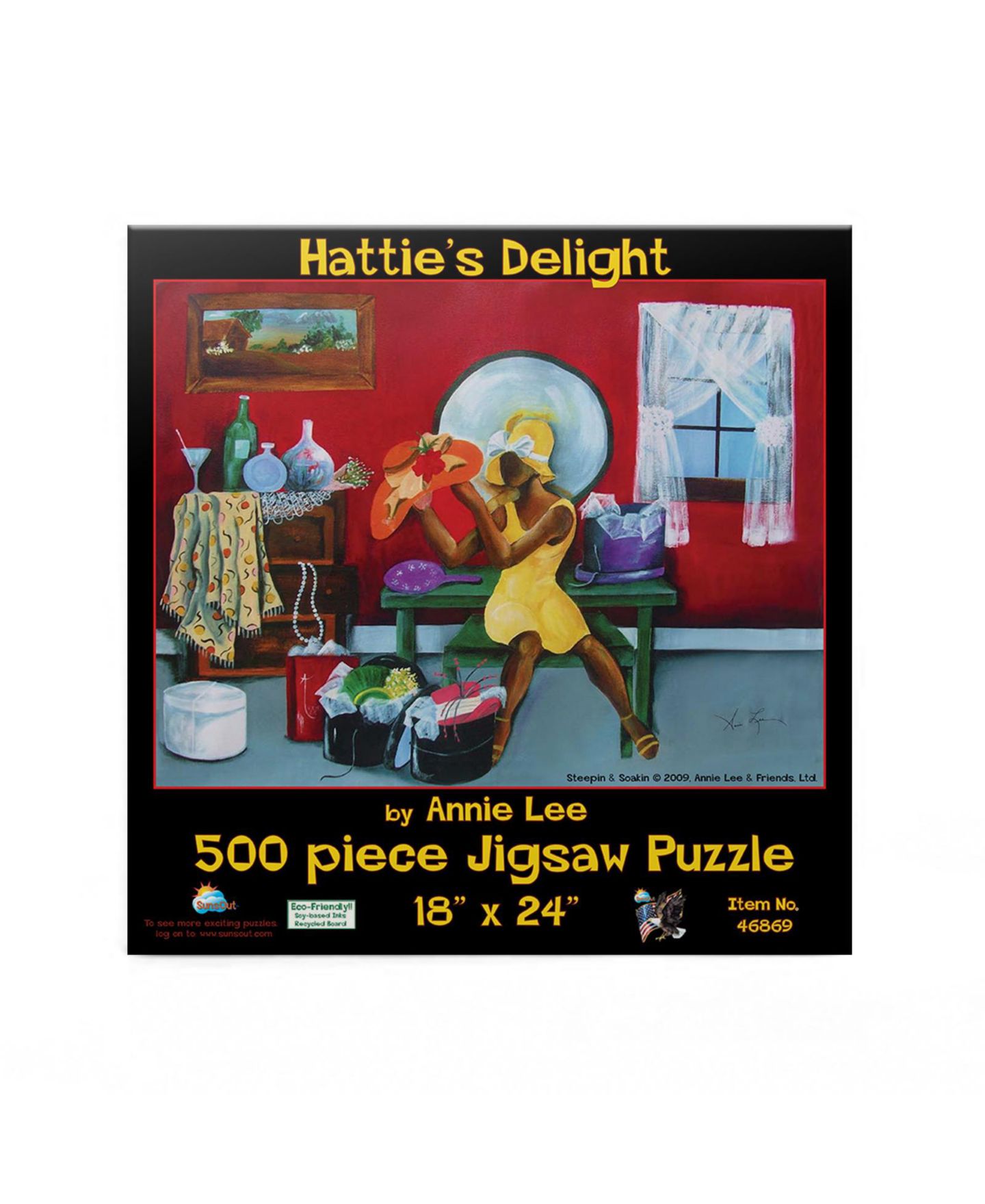 Детский пазл SunsOut Hattie's Delight 500-Piece Jigsaw Puzzle, Ages 15+ — фото 3