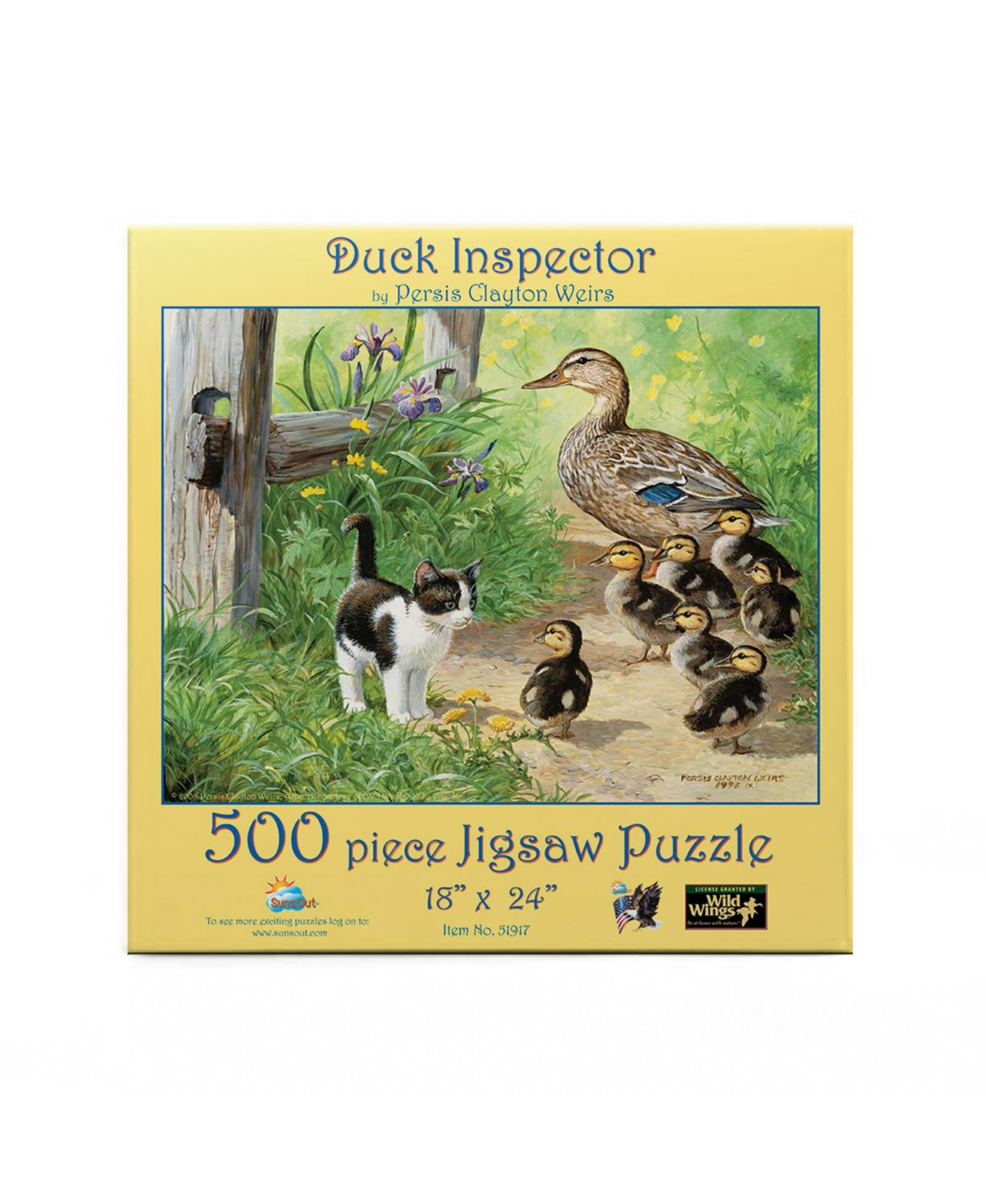 SunsOut Duck Inspector 500 piece Jigsaw Puzzle for Adults