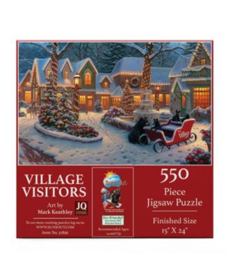 Village Visitors 550 piece Jigsaw Puzzle for Adults