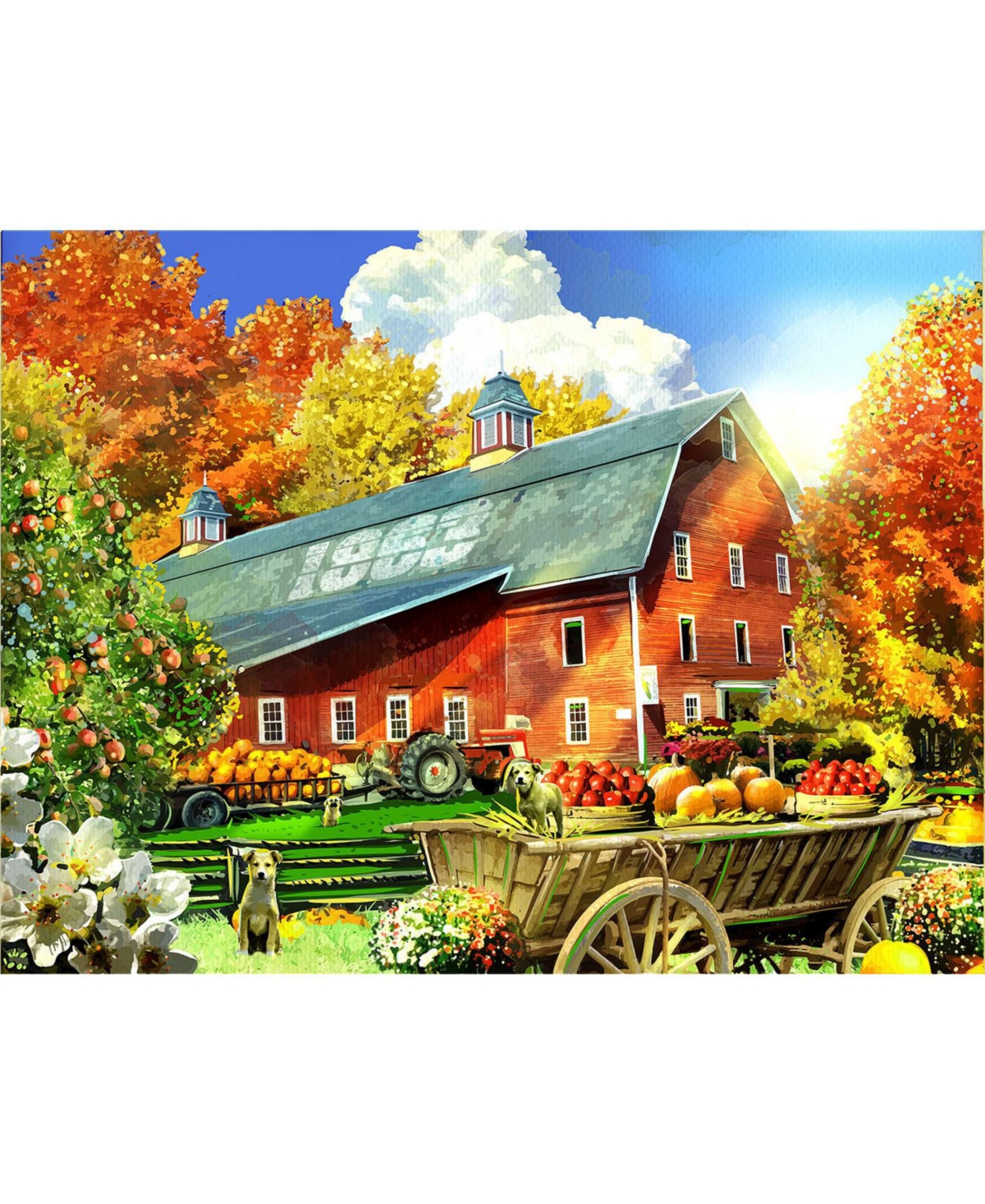 SunsOut Fall Foliage 500 piece Jigsaw Puzzle for Adults