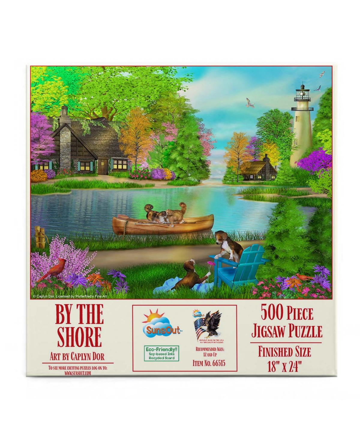 SunsOut By the Shore 500 piece Jigsaw Puzzle for Adults