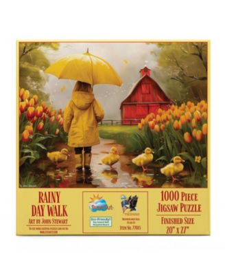 Rainy Day Walk 1000 piece Jigsaw Puzzle for Adults