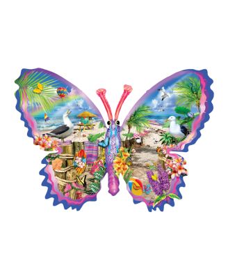 Summer Butterfly 1000 piece Jigsaw Puzzle for Adults Special Shape