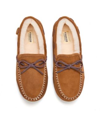 Men's Forster Genuine Shearling Moccasin Slippers