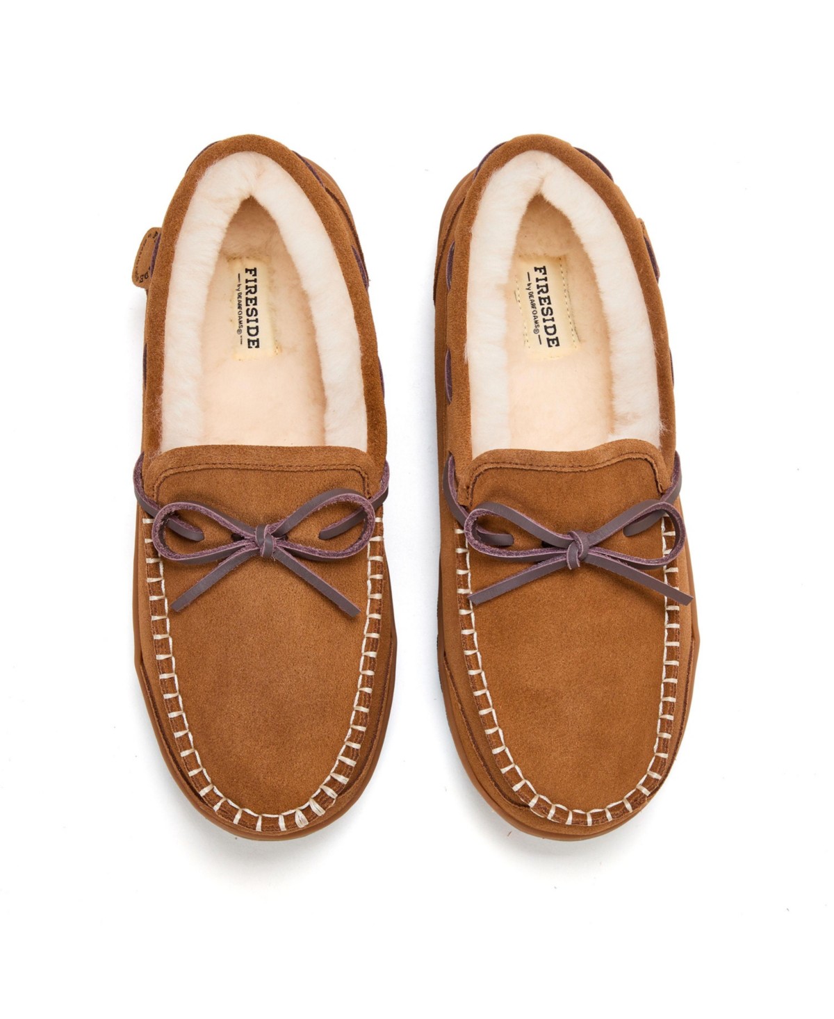Мужские Dearfoams Men's Forster Genuine Shearling Moccasin — фото 4