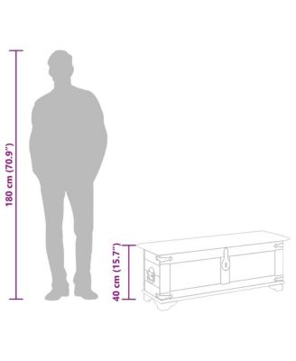 Rough Mango Wood Storage Chest