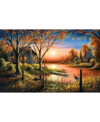 Glorious Sunset 550 piece Jigsaw Puzzle for Adults Thanksgiving