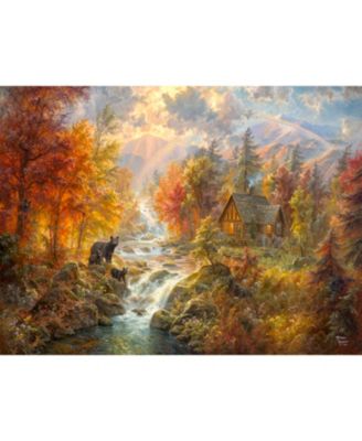 Autumn at Rainbow Falls 1000 piece Jigsaw Puzzle for Adults