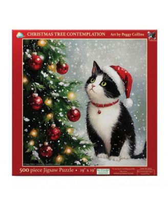 Christmas Tree Contemplation 500 piece Jigsaw Puzzle for Adults Christmas
