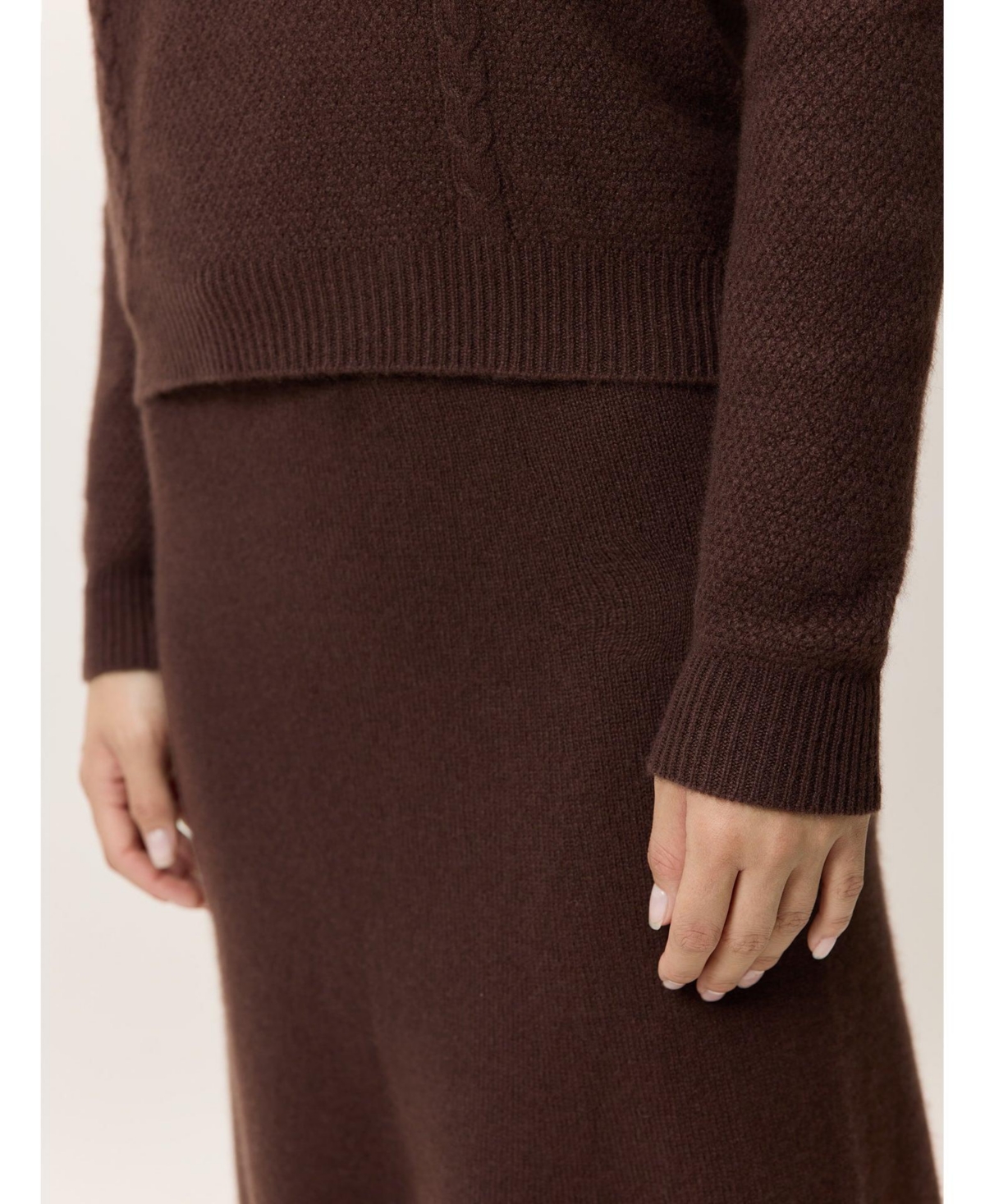 Gobi Cashmere Women's Cropped Crewneck Sweater