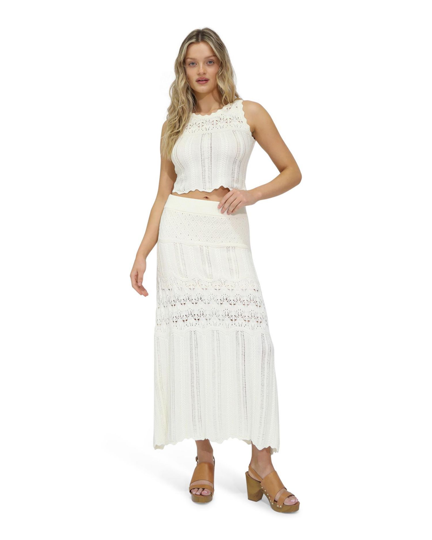 Women's Harvest Haze Crochet Maxi Skirt