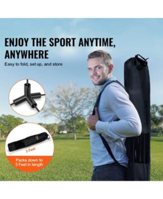 Adjustable Badminton and Volleyball Net, ft Foldable Pickleball Net with Poles, Stand and Carry Bag for Backyard Indoor Outdoor