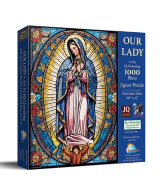 Stained Glass Our Lady 1000 piece Jigsaw Puzzle for Adults