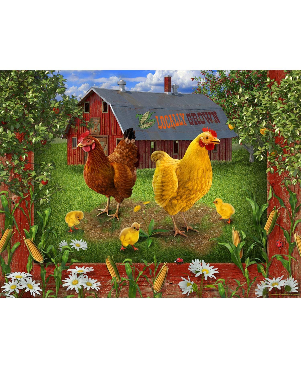 SunsOut Locally grown 500 piece Jigsaw Puzzle for Adults