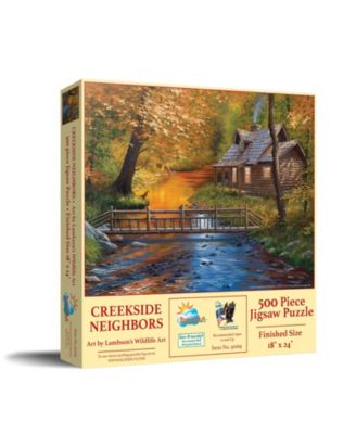 Creekside Neighbors 500 piece Jigsaw Puzzle for Adults