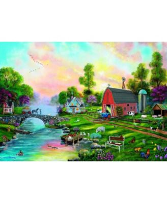 Bridge to the Farm 500 piece Jigsaw Puzzle for Adults Large Pieces