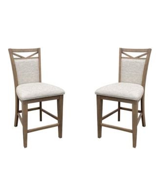 Americana Modern Dining Upholstered Counter Chair Two Pack