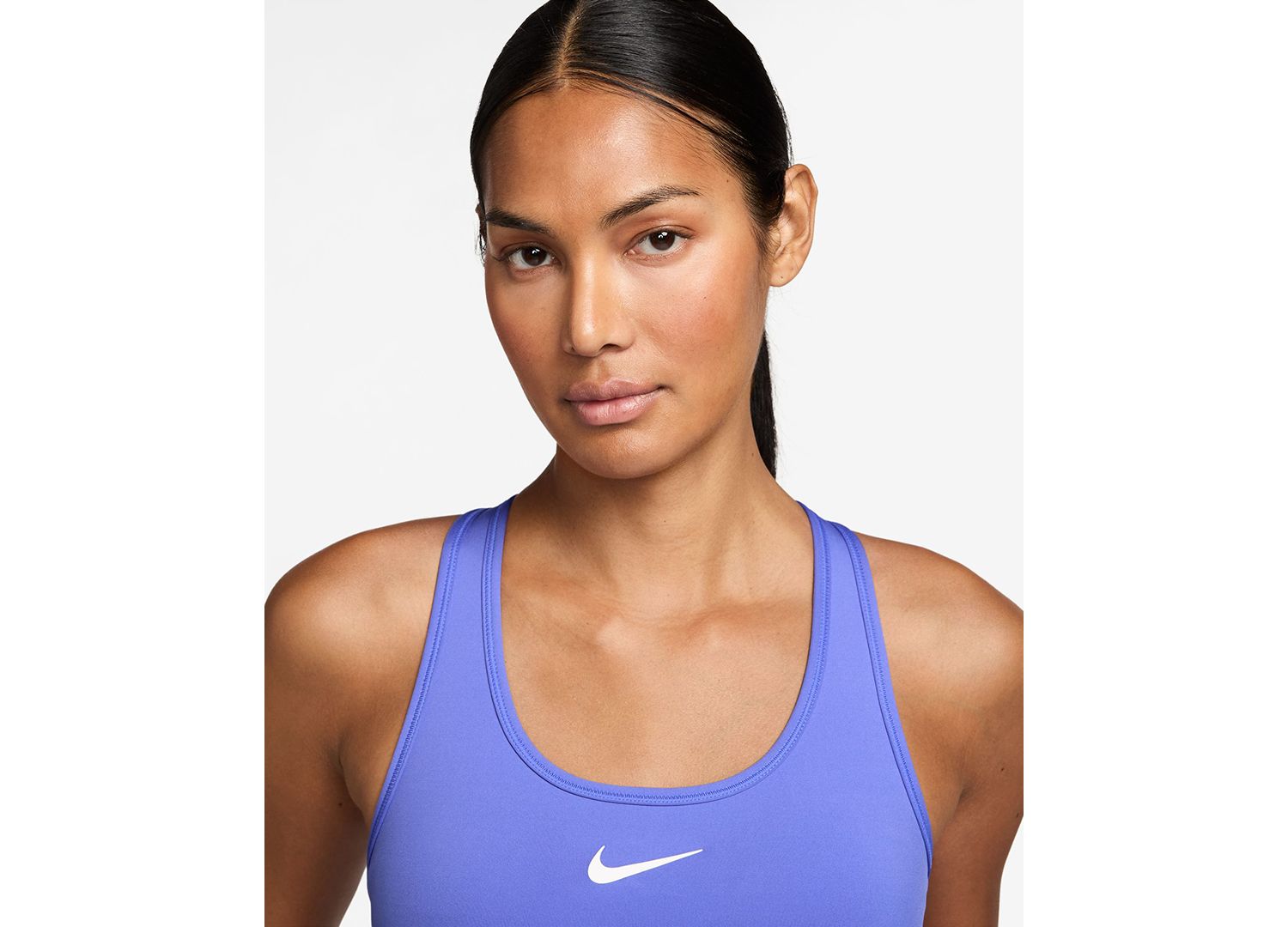 Plus Size Active Medium-Support Padded Logo Sports Bra