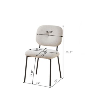 Upholstered Dining Chairs - Set of 2