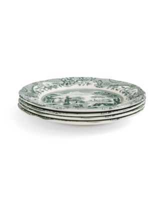 Heritage Green Italian Salad Plates, Set of 4