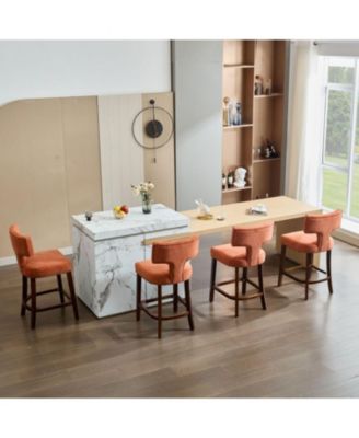 Mid Century Modern Set of 2 Bar Stools