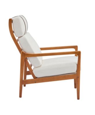 Streamdale Mid Century Modern Beige Accent Chair