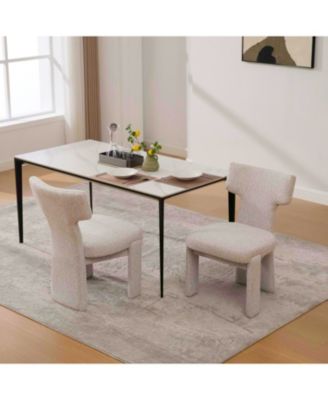 Chenille Dining Chairs (Set of 2)