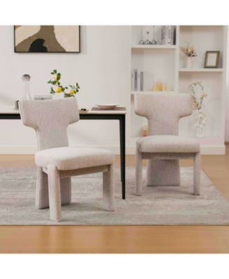 Chenille Dining Chairs (Set of 2)