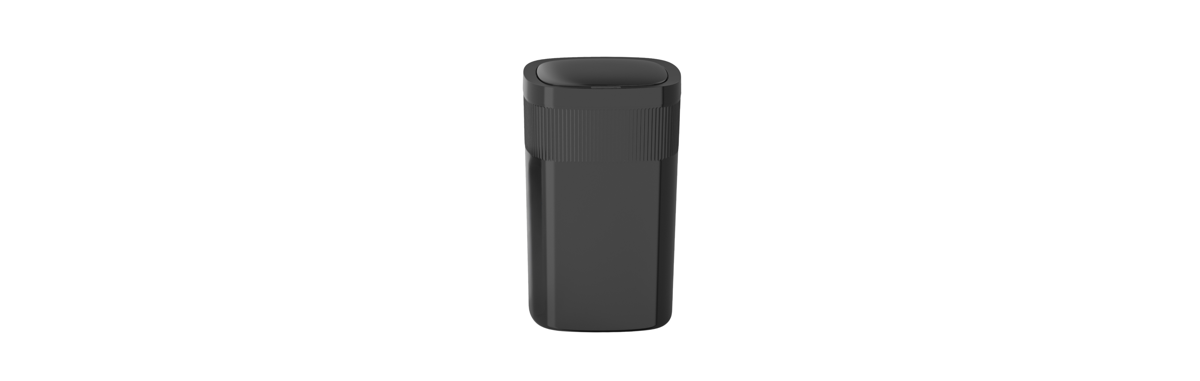 Ninestars 13 Gallons Automatic Kitchen Trash Can, 50 Liters Touchless Motion Sensor Trash Can Black Plastic