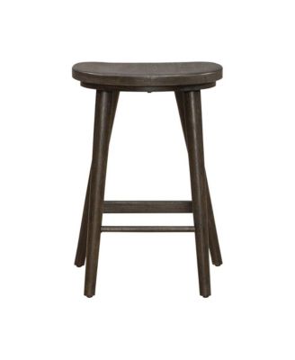City View Counter Height Wood Stool for Accent Seating